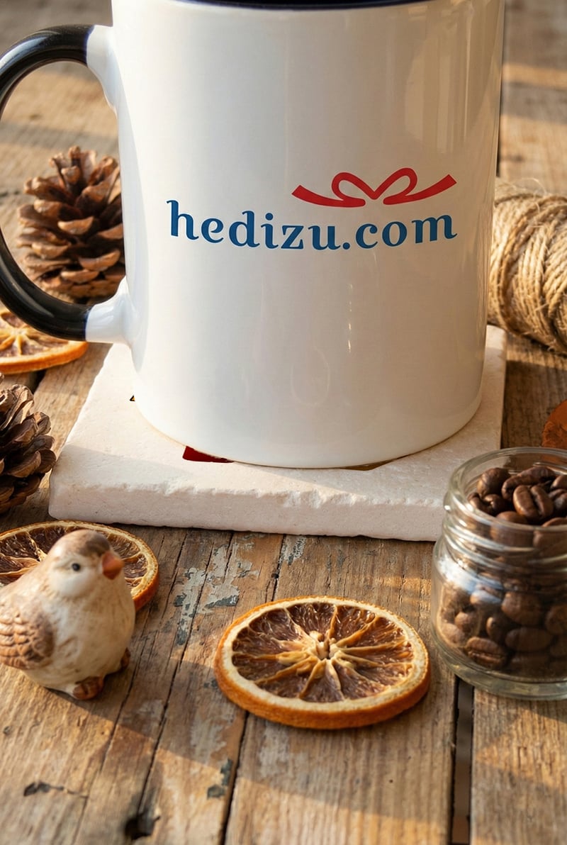 Sarı Kırmızı Taraftar Kişiye Özel Bardak Altlığı