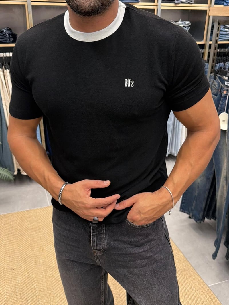 90's Tshirt Siyah
