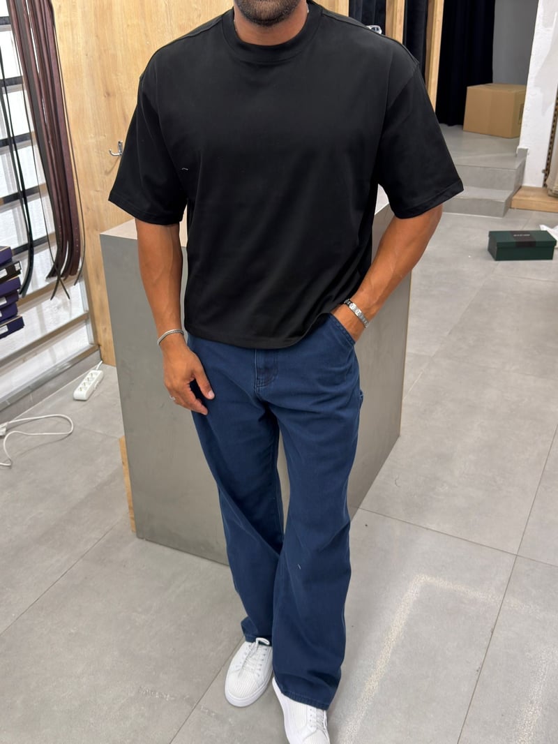 Box Fit Tshirt Siyah