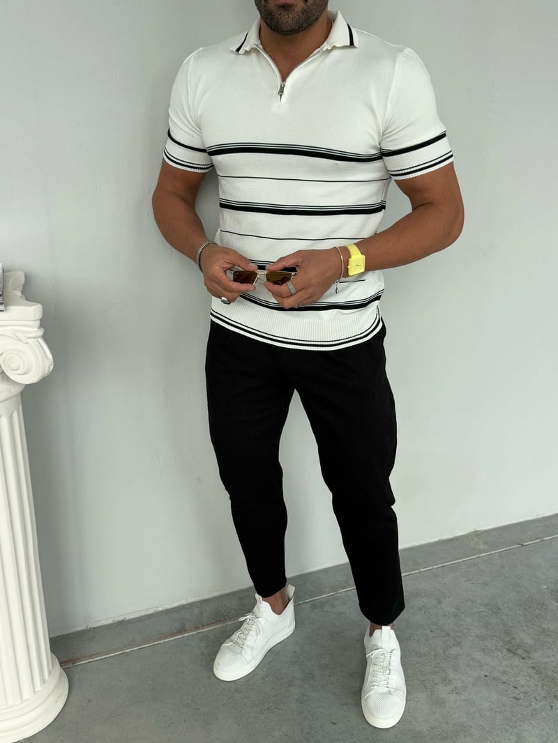 Deepoint Triko Tshirt Beyaz