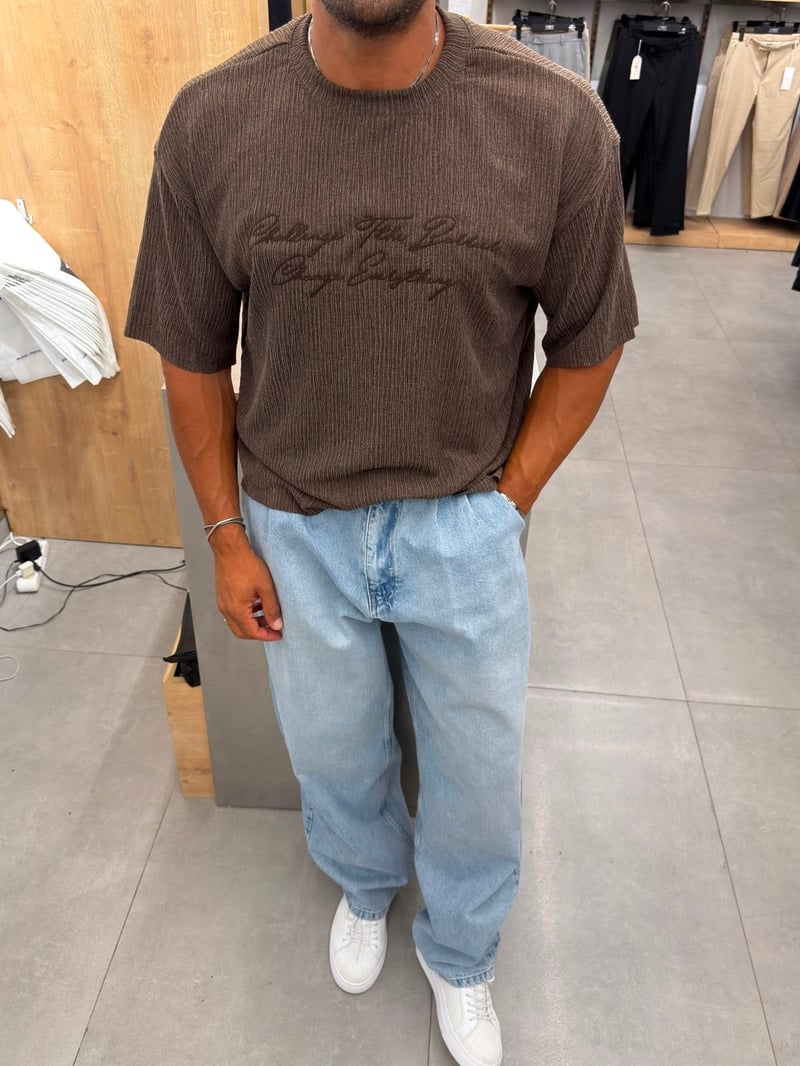Ferel Owersize Tshirt Kahve
