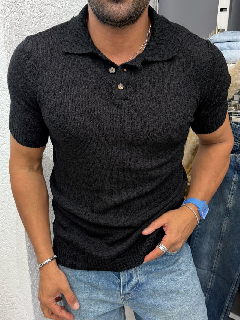 Marrakech Örme Tshirt Siyah