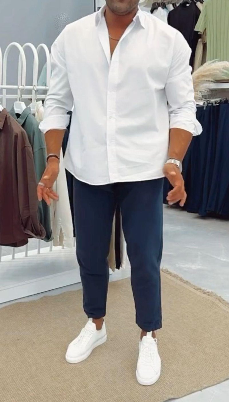 Marrakech Poplin Gömlek Beyaz