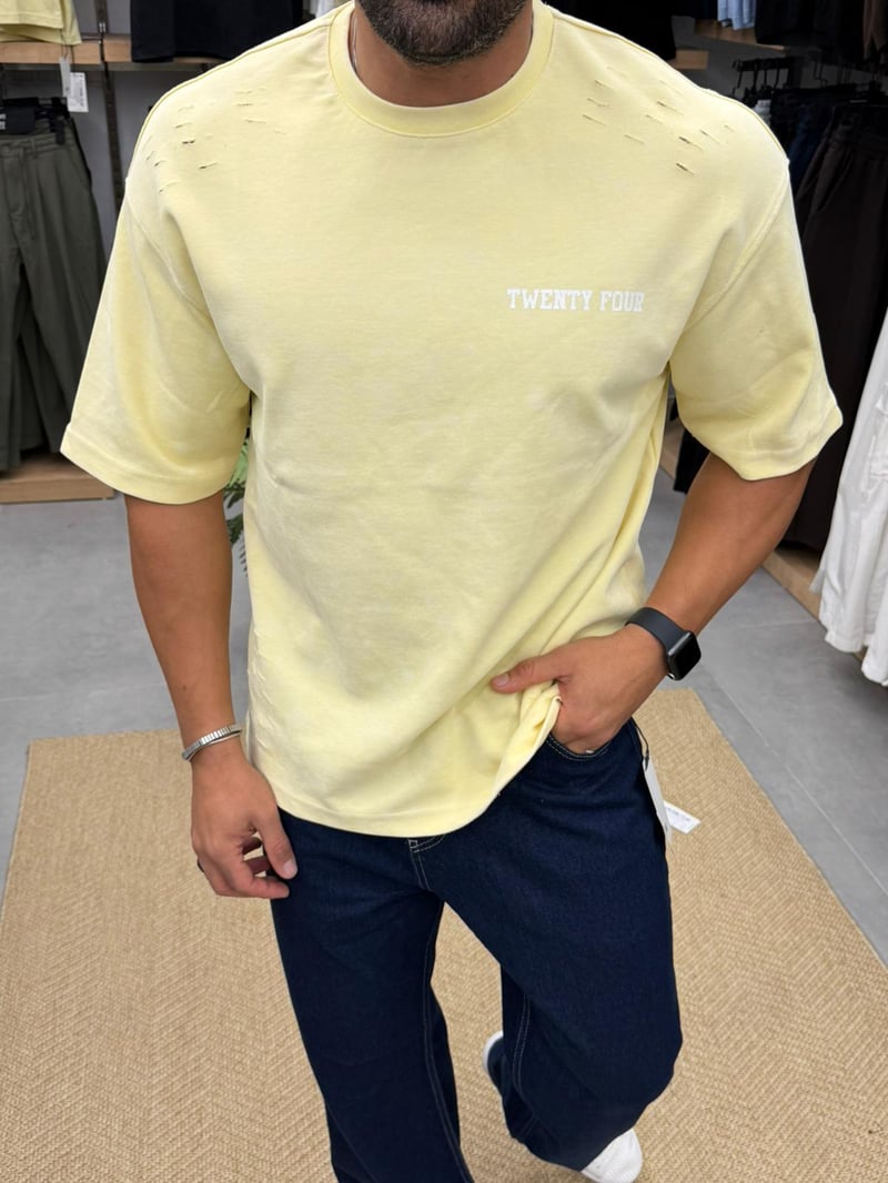 Vamos Premıum Tshirt Sarı