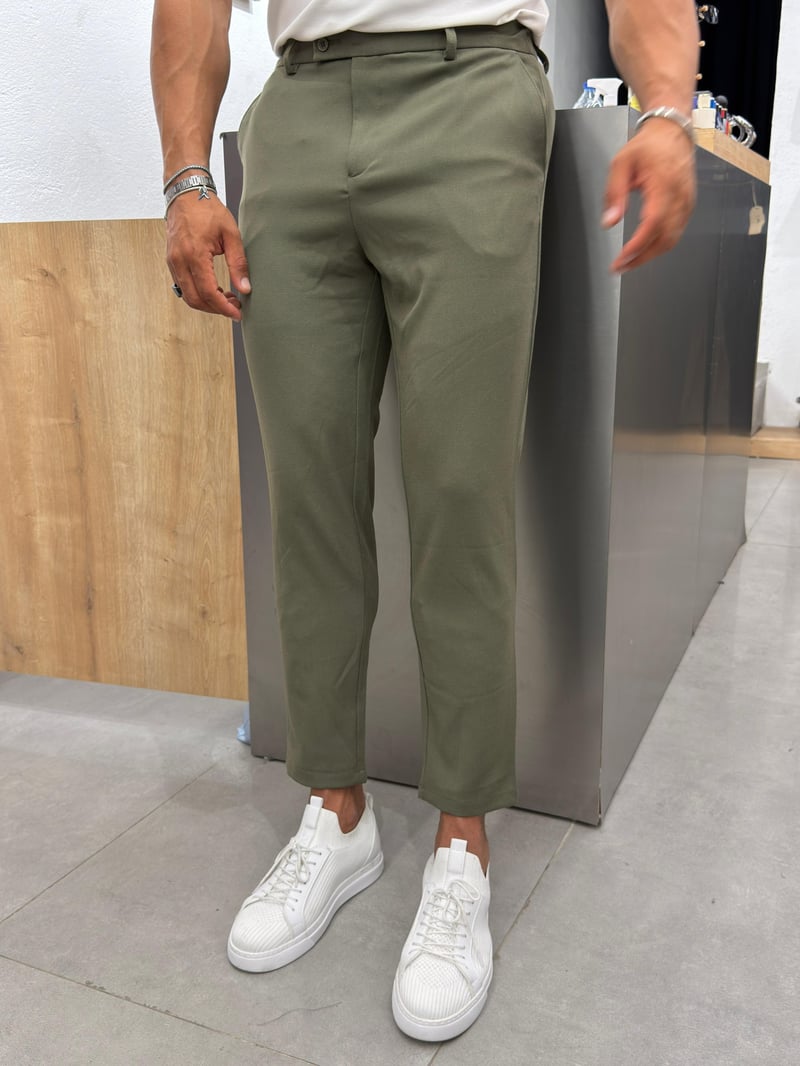 We11 Slimfit Kumaş Pantolon Haki