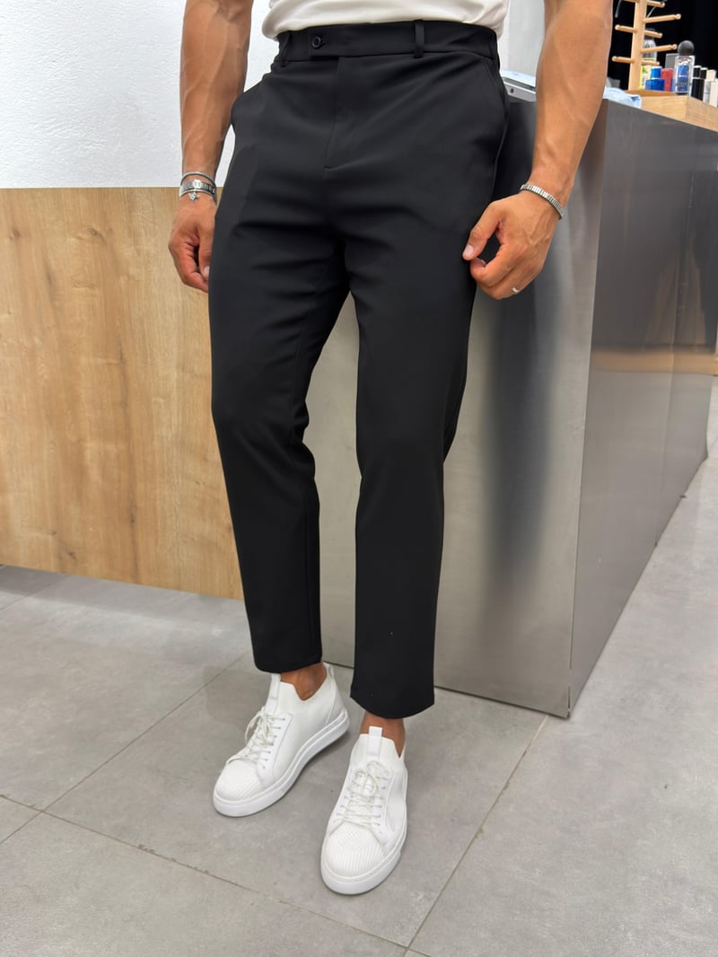 We11 Slimfit Kumaş Pantolon Siyah