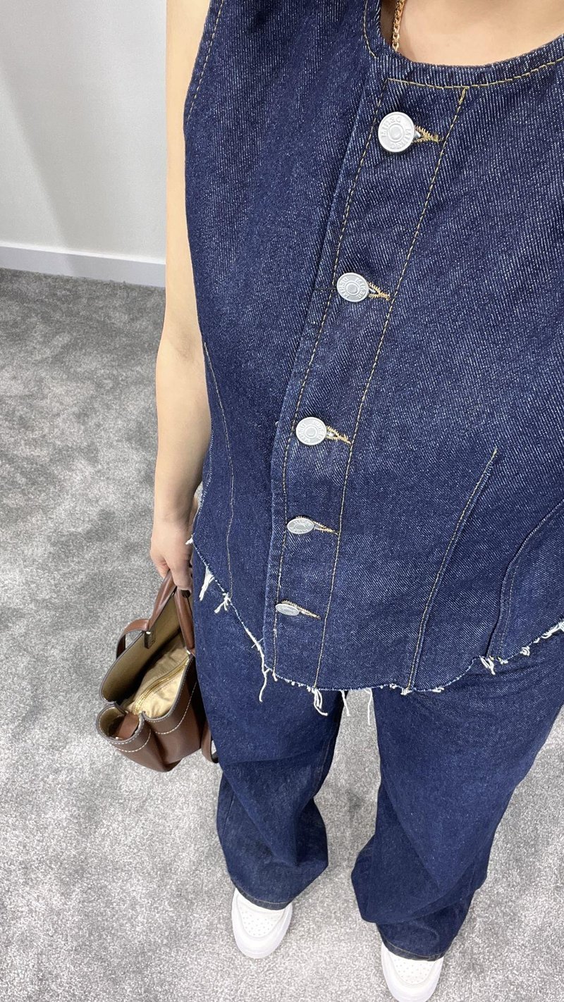 Denim İkili Takım