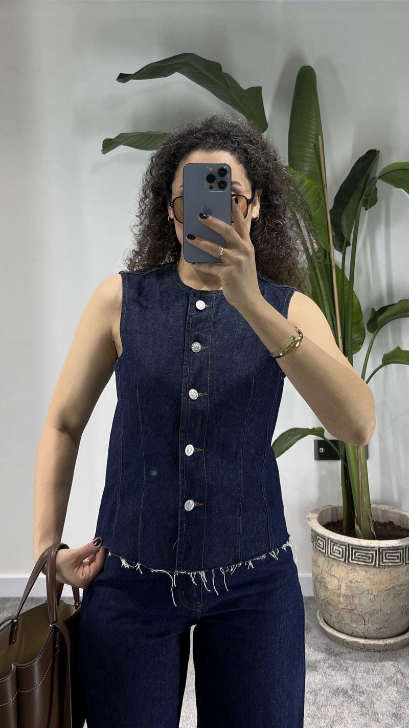Denim İkili Takım