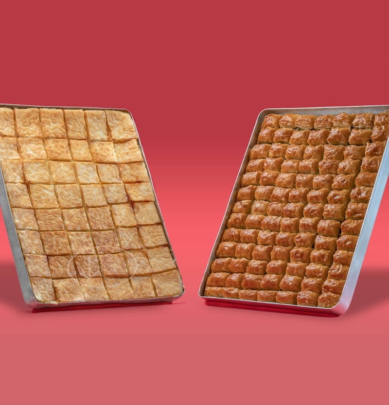 1 Tepsi Cevizli Baklava + 1 Tepsi Maraş Böreği