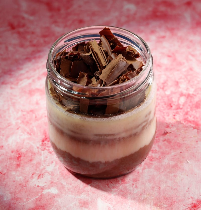 Çikolatalı Muzlu Pannacotta