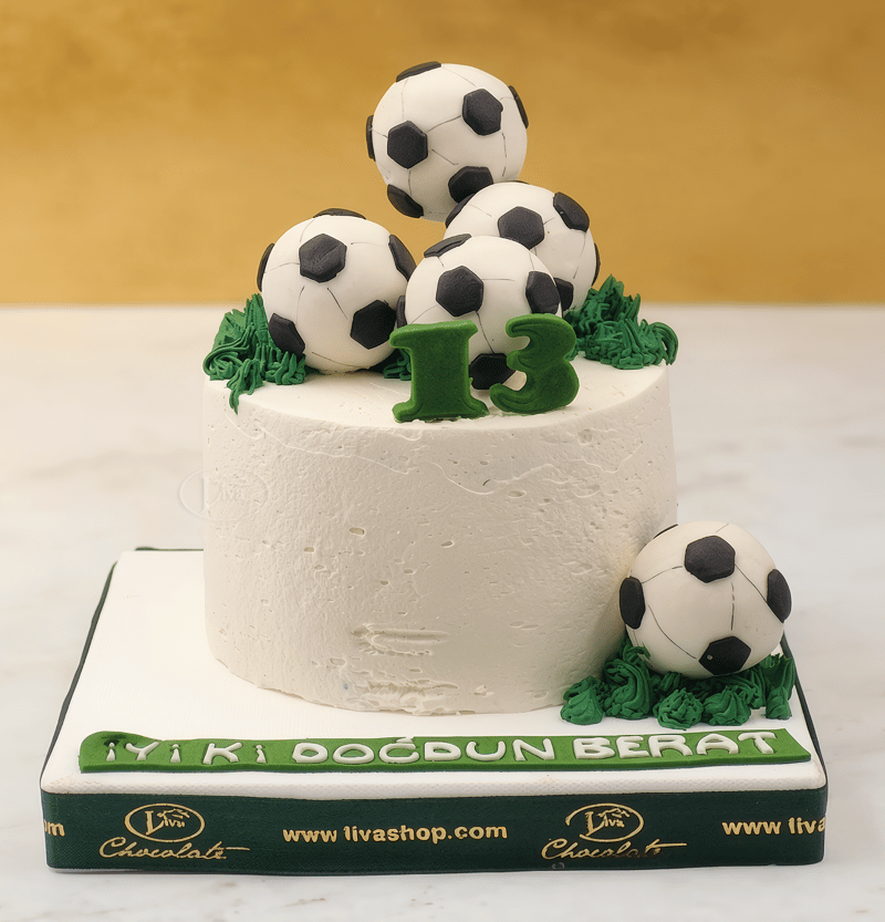 Futbol Topu Şenlik Özel Pasta