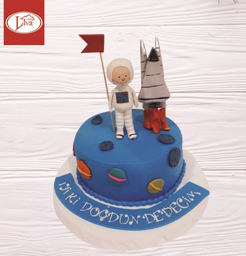 Liva Uzay Astronotu Özel Pasta