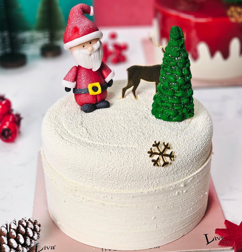 Liva Yılbaşı Noel Baba Ormanda Özel Pasta