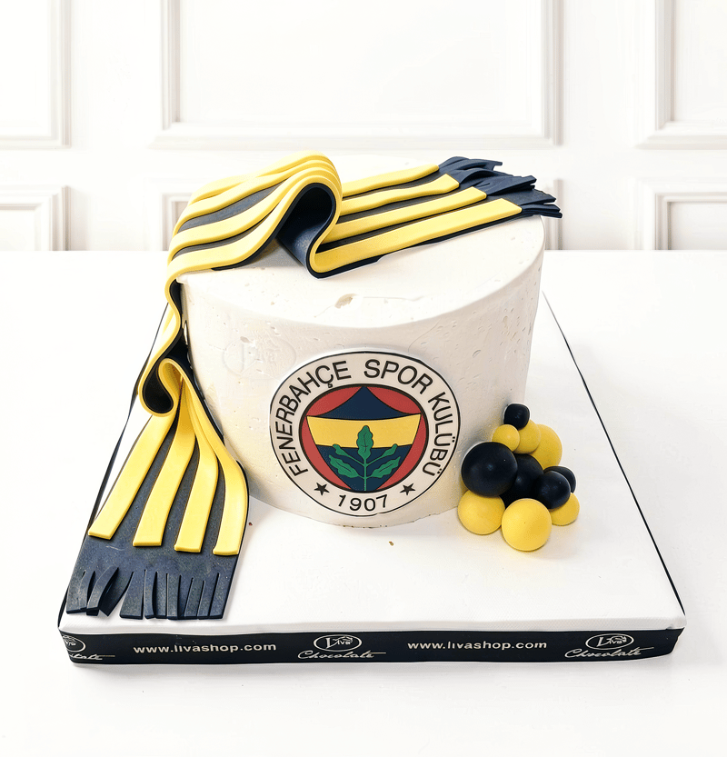 Sarı Lacivert Efsane Atkı Özel Pasta