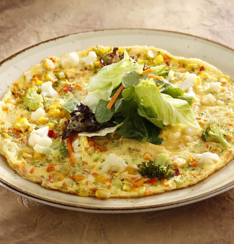 Sebzeli Omlet