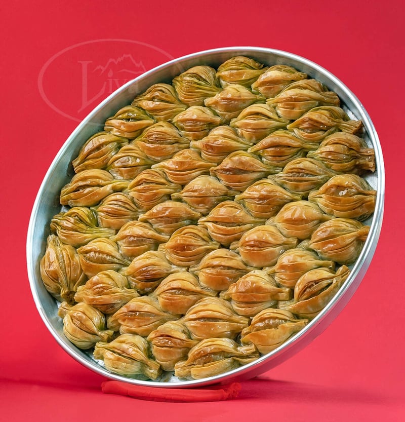Tepsi Fıstıklı Midye Baklava