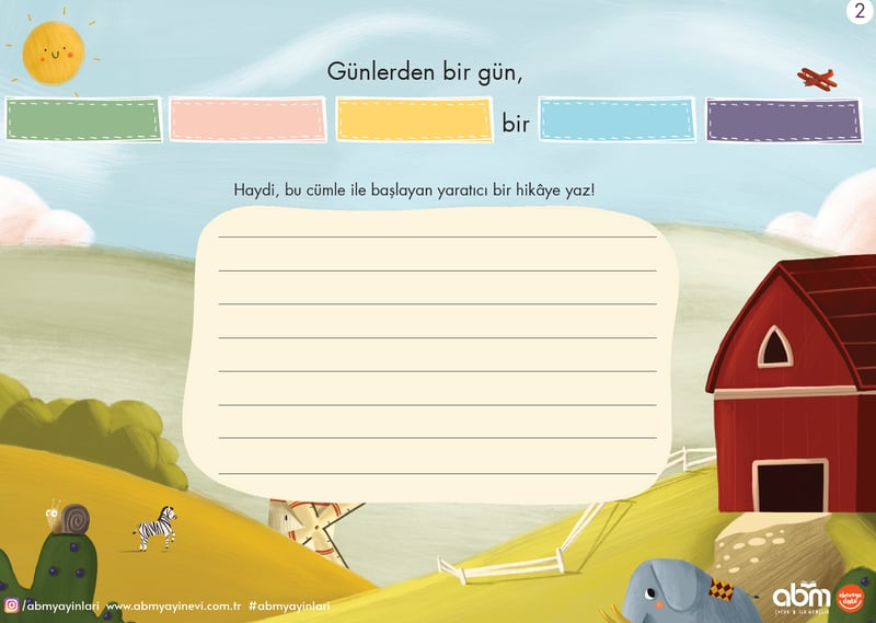 Günlerden Bir Gün etkinlik şablonu