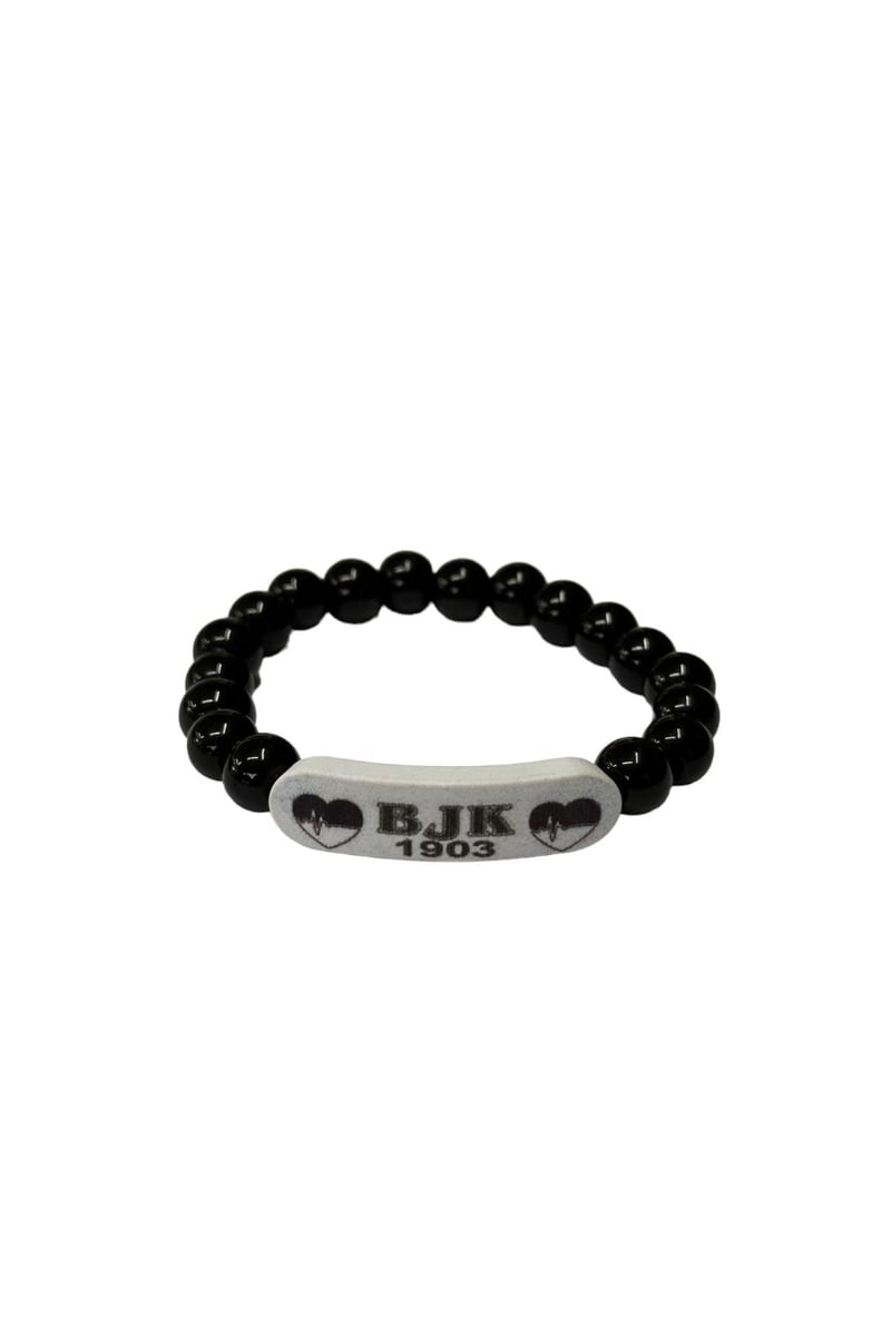 CASSİDOSHOES Beşiktaş Baskılı Taraftar Unisex Boncuk Bileklik BONCUKBİLEKLİK9
