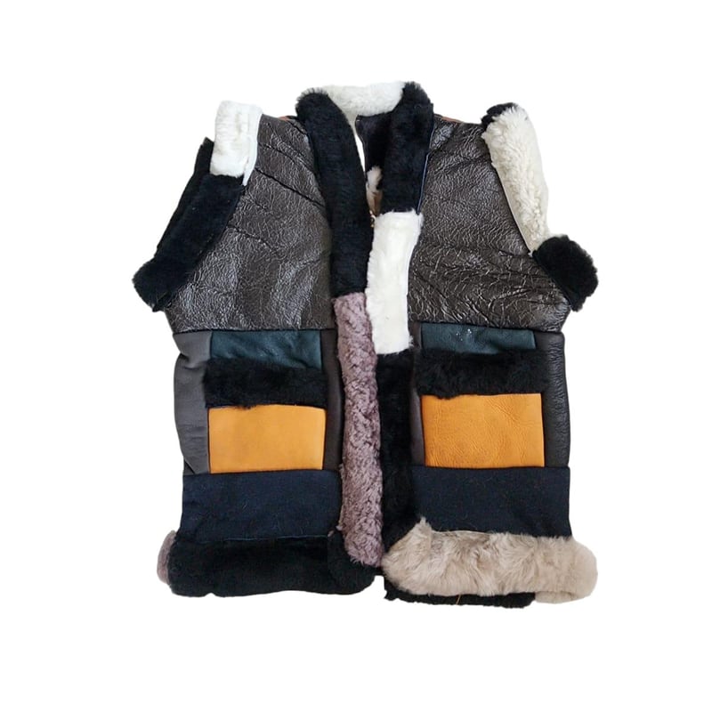 Cassidoshoes Orjinal Deri Orijinal Kürk Çocuk Yelek YLK19