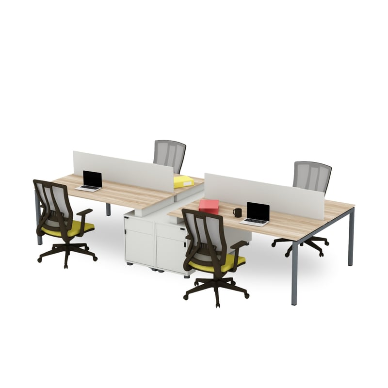 Sancak Vega Kesonlu Dörtlü Çalışma Masası 240x140
