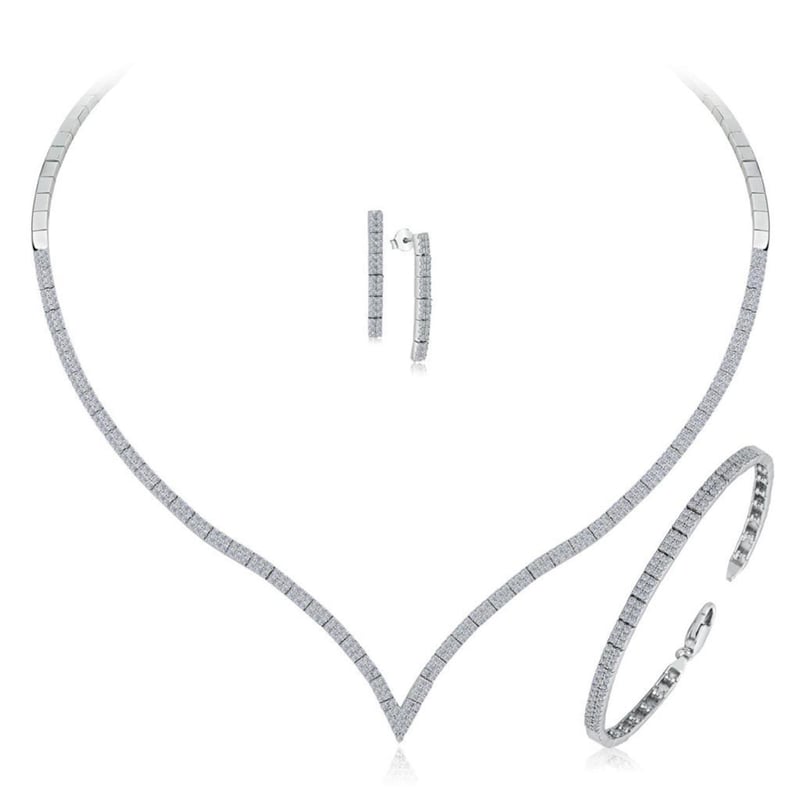 2 Sıra V Model Gümüş Su Yolu Set