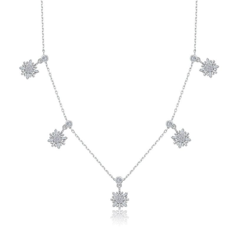 Asalet Kristali Choker Gümüş Şans Kolye