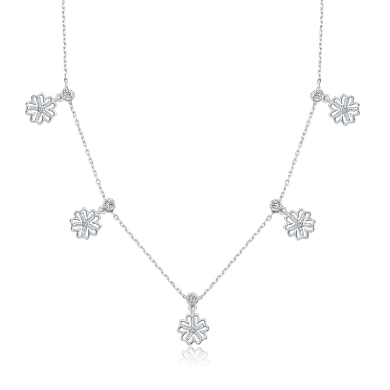 Asil Yoncalar Choker Gümüş Şans Kolye