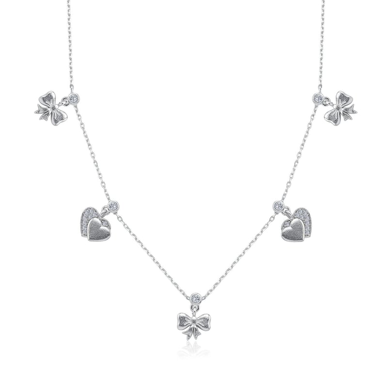 Aşk Hediyesi Choker Gümüş Şans Kolye