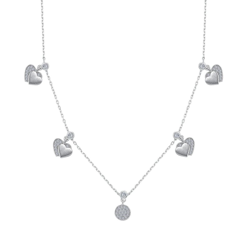Aşkın Ritmi Choker Gümüş Şans Kolye