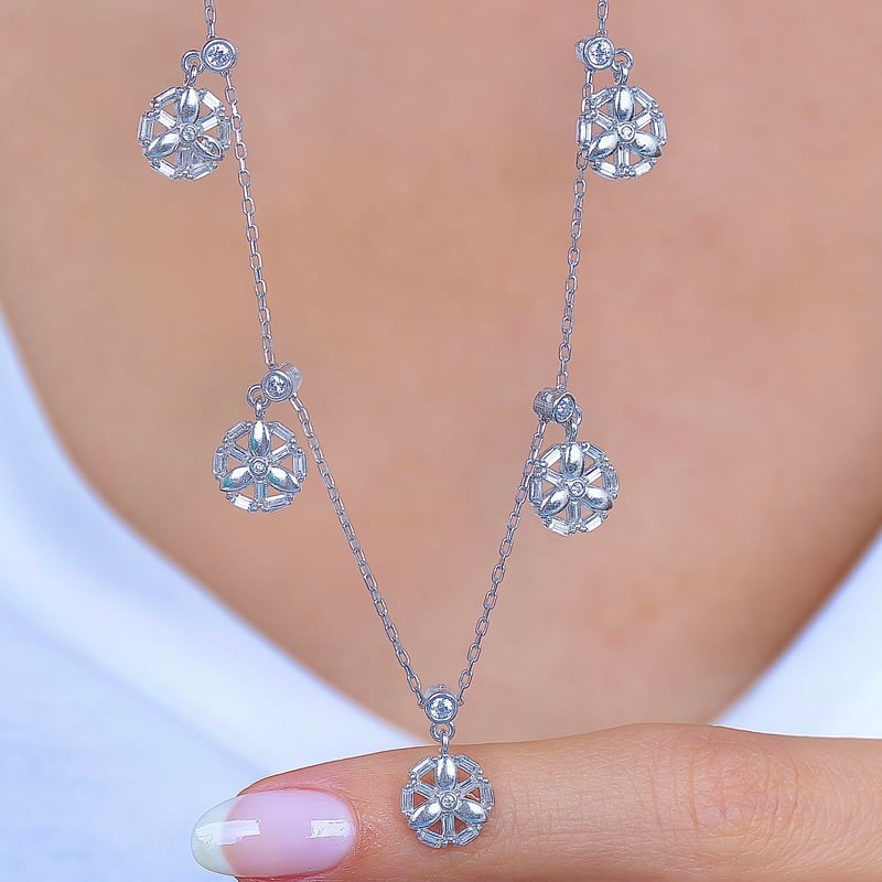 Baget Büyüsü Choker Gümüş Şans Kolye