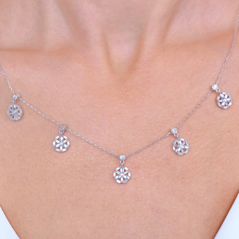 Baget Büyüsü Choker Gümüş Şans Kolye