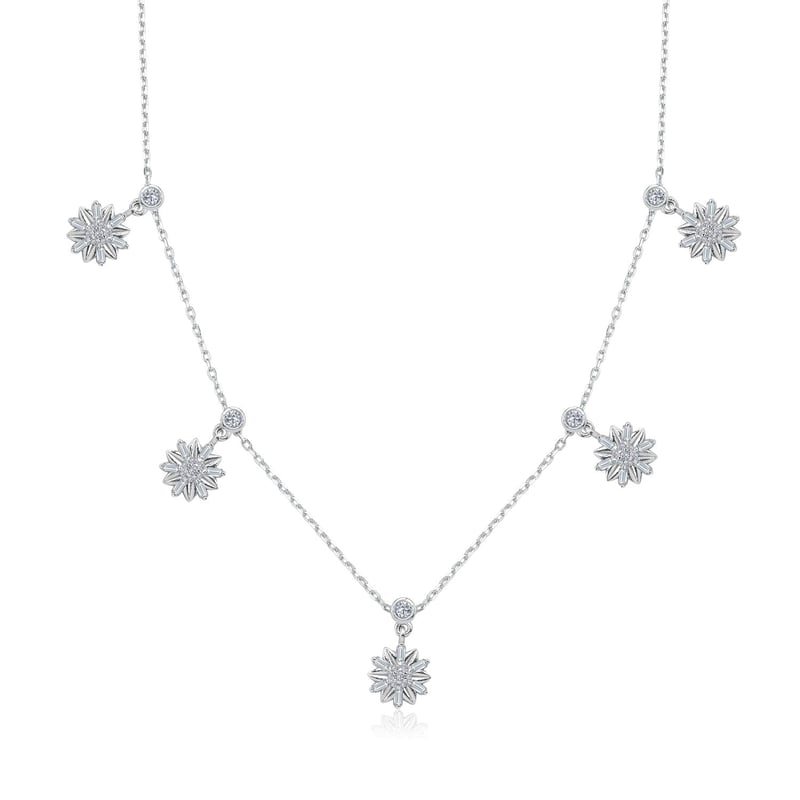 Baget Demeti Choker Gümüş Şans Kolye