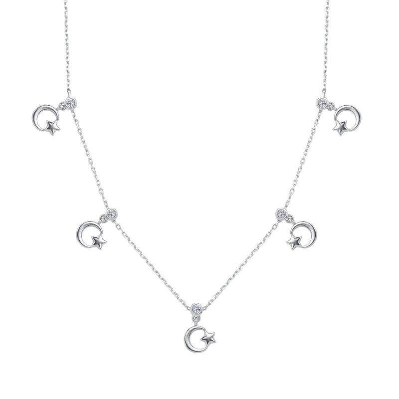 Bayrak Geçidi Choker Gümüş Şans Kolye