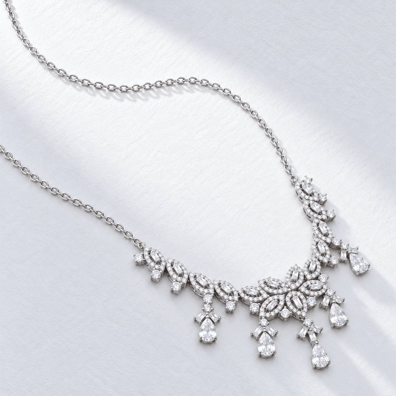Damla Meltemi Gümüş Kolye