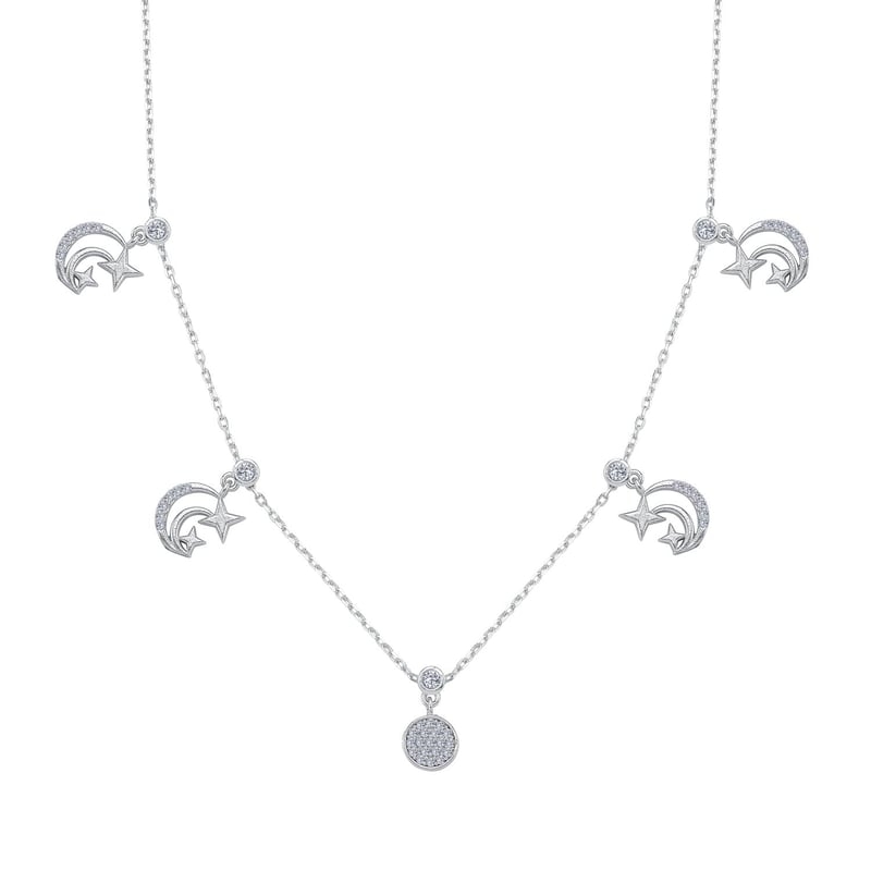 Dilek Yıldızı Choker Gümüş Şans Kolye