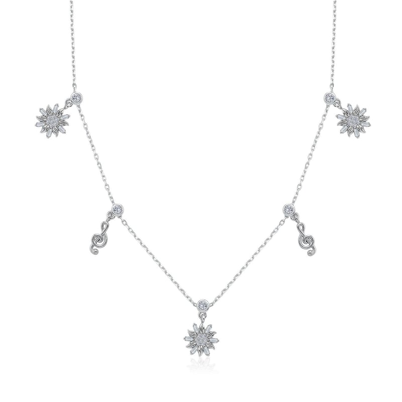 Doğanın Melodisi Choker Gümüş Şans Kolye