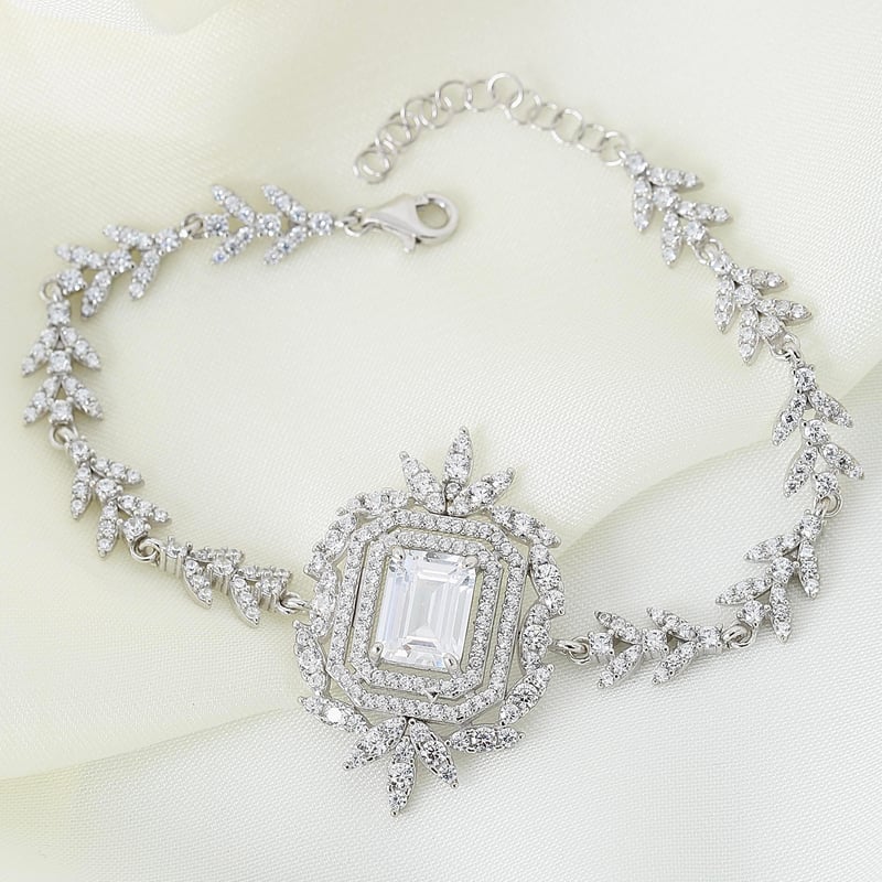 Effective Diamond İhtişam Güneşi Gümüş Bileklik