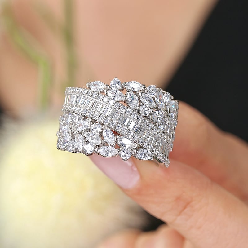 Effective Diamond Işıltı Bestesi Gümüş Yüzük