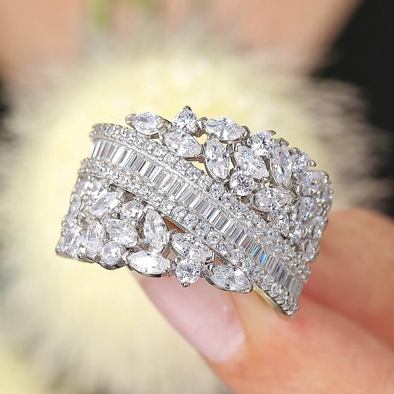 Effective Diamond Işıltı Bestesi Gümüş Yüzük