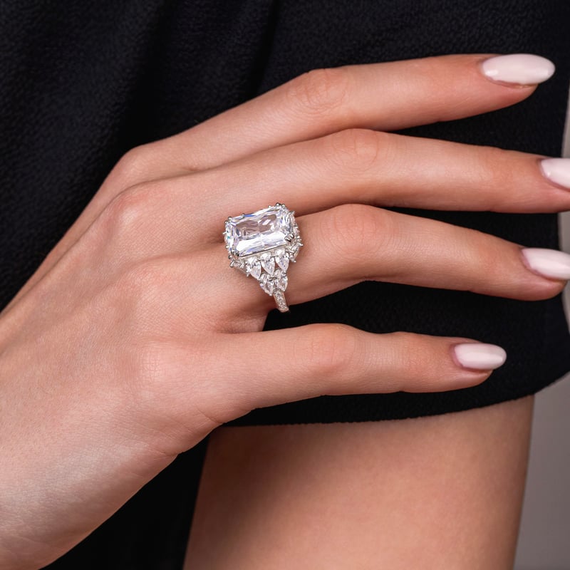 Effective Diamond Kraliyet Mirası Gümüş Yüzük
