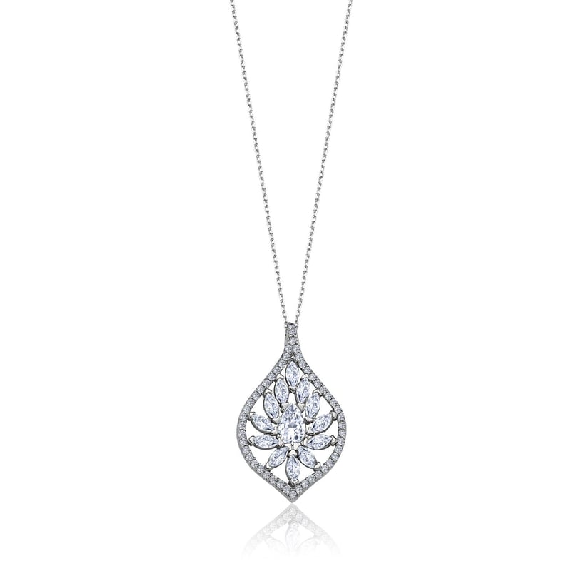 Effective Diamond Markiz Rüyası Gümüş Kolye