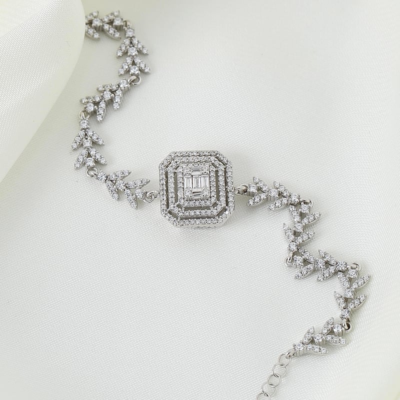 Effective Diamond Mega Baget Efsanesi Gümüş Bileklik