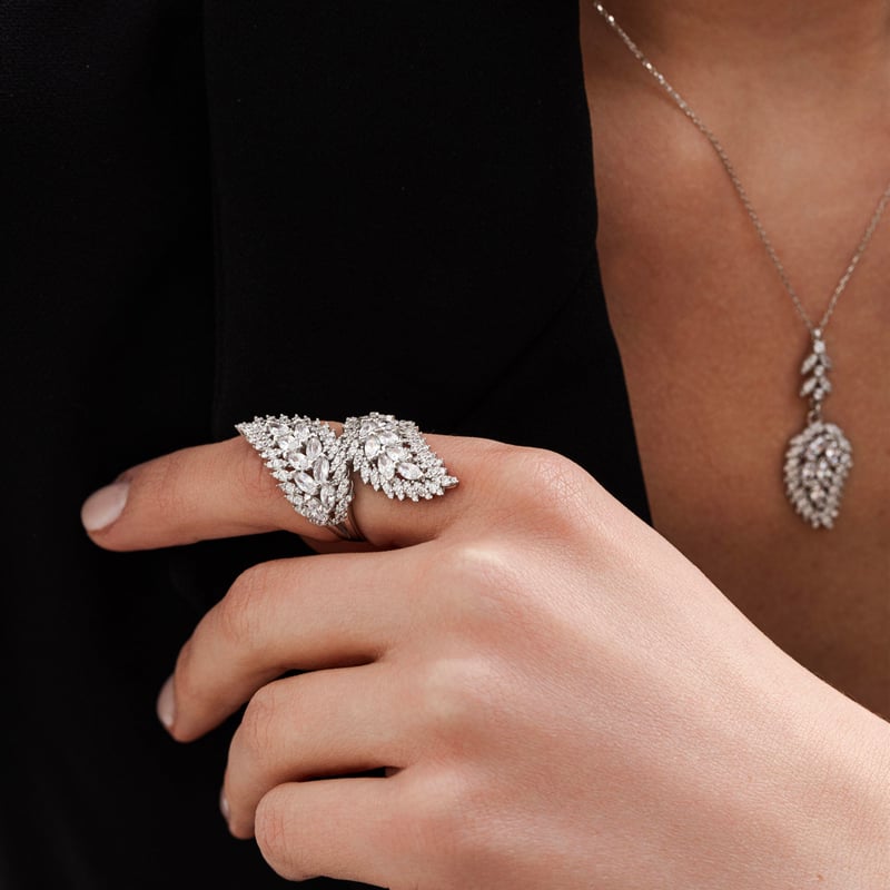 Effective Diamond Meleğin Rüyası Gümüş Dörtlü Set