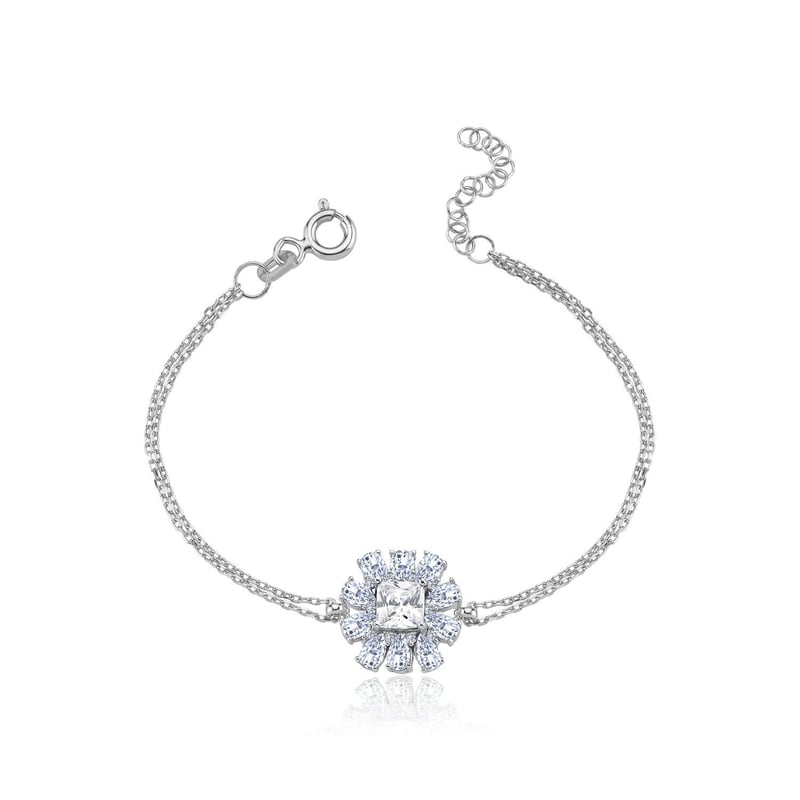 Effective Diamond Milano Rüyası Işıltılı Gümüş Bileklik