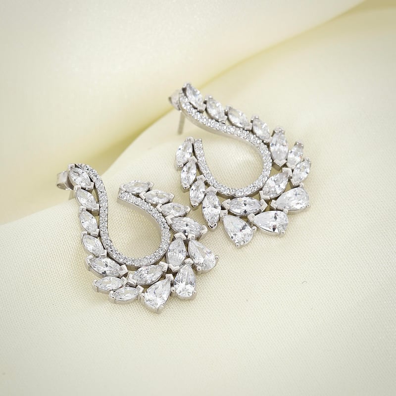 Effective Diamond Okyanus Rüyası Gümüş Küpe