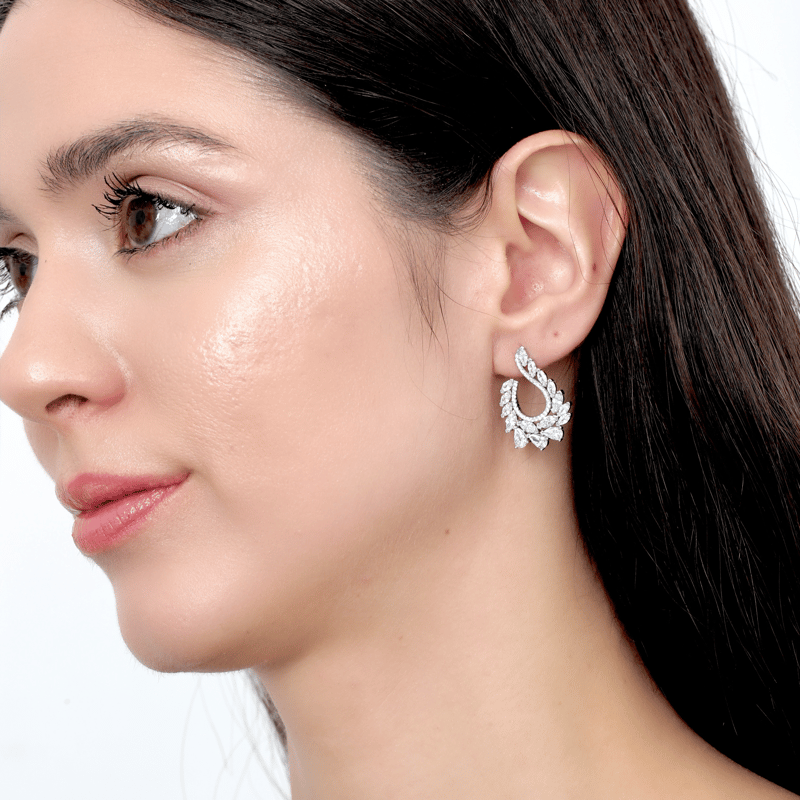 Effective Diamond Okyanus Rüyası Gümüş Küpe