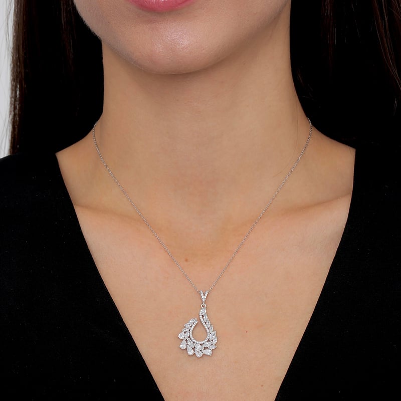 Effective Diamond Okyanus Rüyası Gümüş Kolye