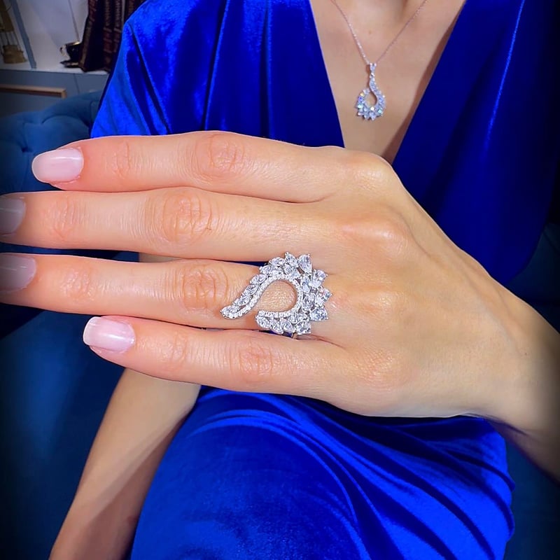 Effective Diamond Okyanus Rüyası Gümüş Dörtlü Set