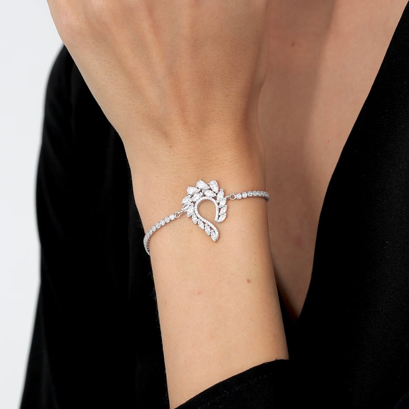 Effective Diamond Okyanus Rüyası Gümüş Bileklik