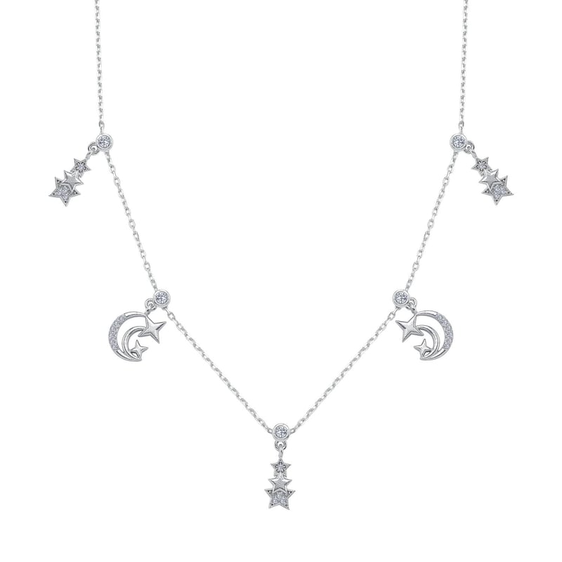 Gökyüzü Festivali Choker Gümüş Şans Kolye